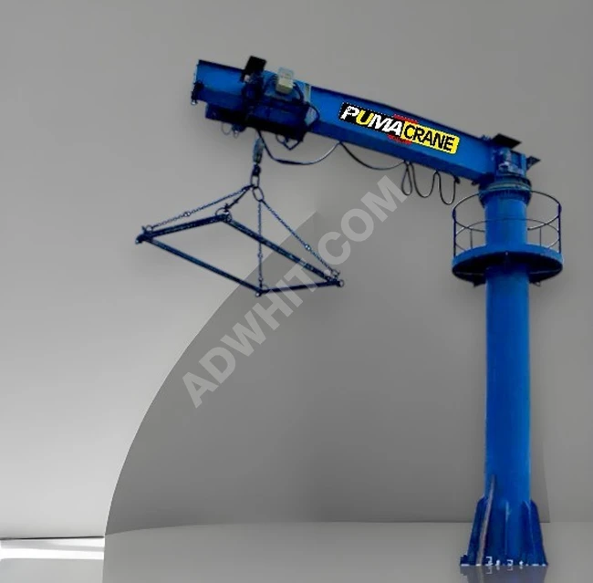 Manufacturing of Rotating Gantry Cranes for Boat Lifting – PUMA CRANE