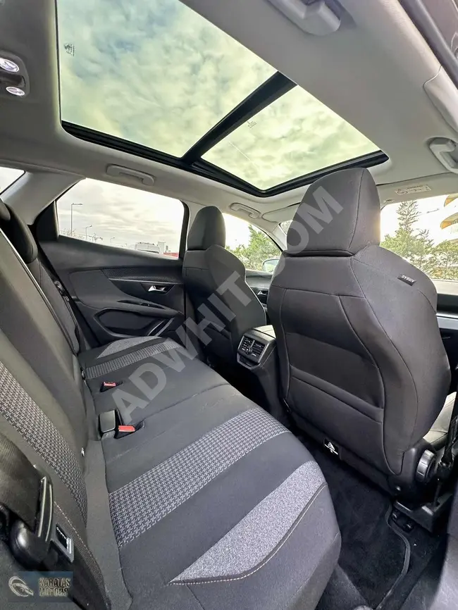 Karatas Motors offers you a 2019 Peugeot 3008 with a panoramic glass roof and low mileage, with 180 horsepower...