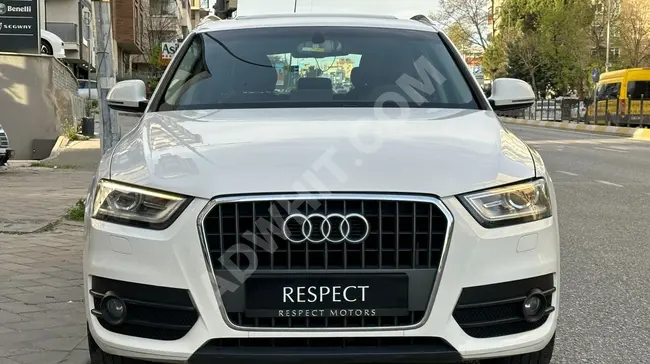 AUDI Q3 1.4 TFSI  موديل 2014 سقف بانورامي 95 الف كم بدون طلاء - من  RESPECT MOTORS