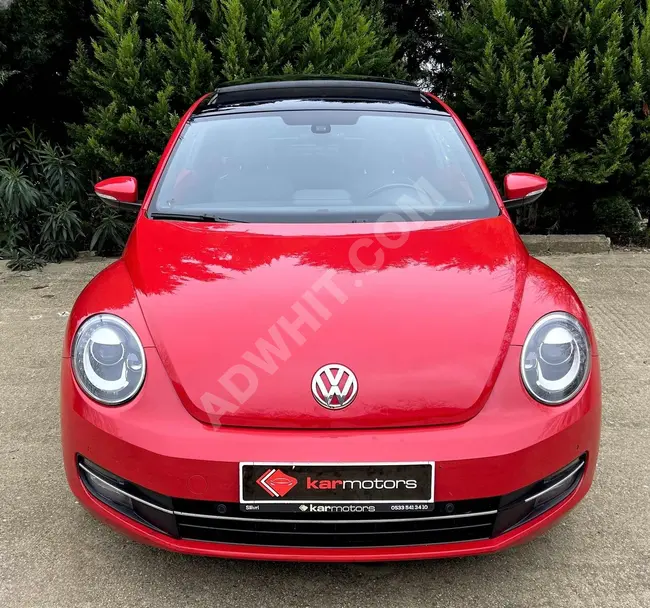 Volkswagen Beetle 1.2TSi Design - موديل 2012 - سقف بانورامي - بدون مصاريف