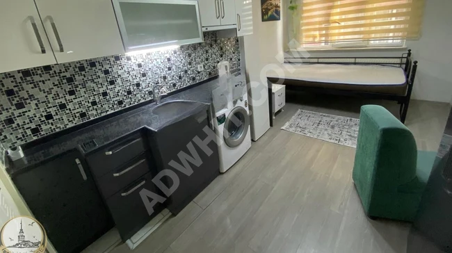 For rent: Fully furnished studio apartment (1+0), 40 square meters, in Bahçelievler - From İstanbul House.