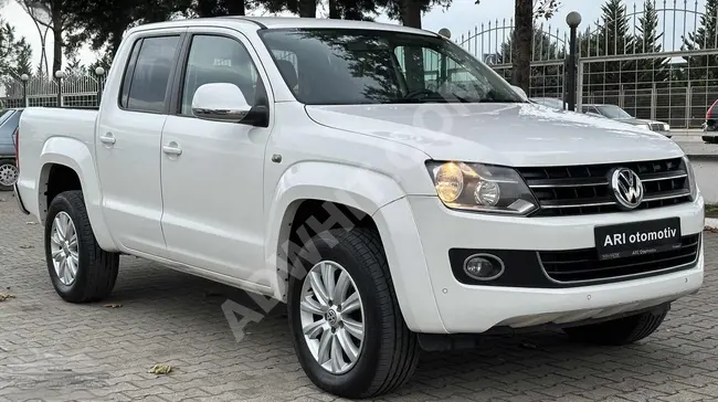 VOLKSWAGEN AMAROK - HİGHLİNE  موديل   2014  دفع رباعي  4x4-صيانة في الخدمة-180 حصان-بدون تغييرات  20% ضريبة القيمة المضافة