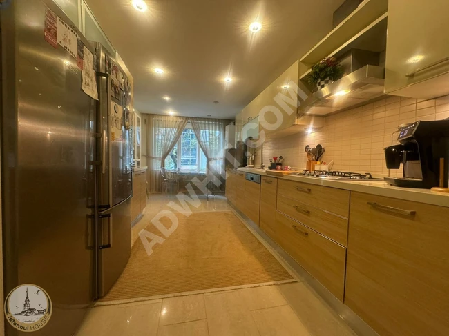 A luxury apartment converted from 4+1 to 3+1 in SAKLI VADİ KONAKLARI