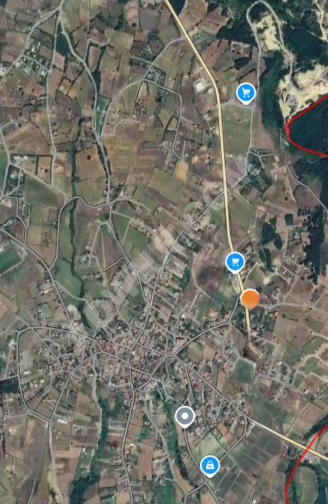 A plot of land for sale with an area of 455 square meters in the ÇATALCA İHSANİYE area.