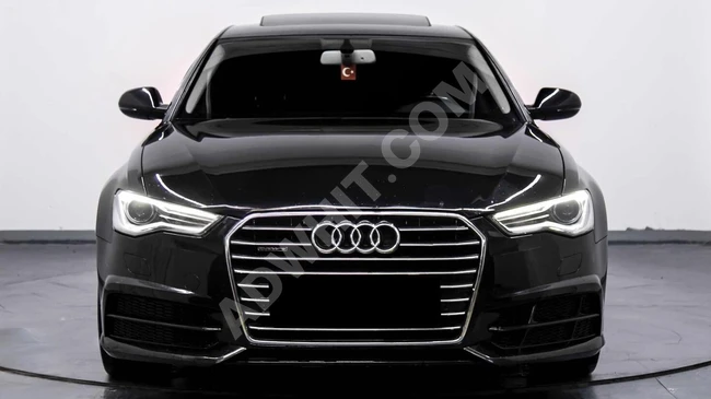 سيارة AUDİ A6 DİZEL QUATTRO -من الوكالة، أسود داخلي وخارجي، نظام ملاحة، ثلاثة مفاتيح