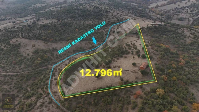 A plot of land measuring 12,796 square meters in Balıkesir Balya Dereköy