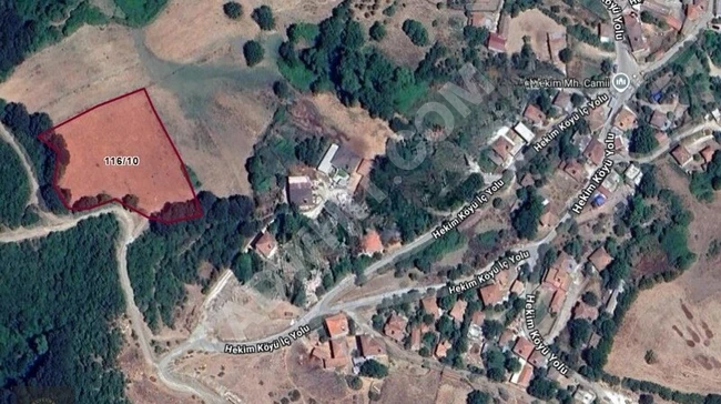 A land with an area of 5,193 square meters within the village in BALIKESİR MANYAS HEKİM.