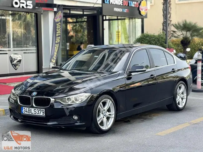 BMW 320i ED موديل   2014-قيادة. مرآة-كاميرا رؤية خلفية-جلد-بدون مصاريف-مُحافظة عليها