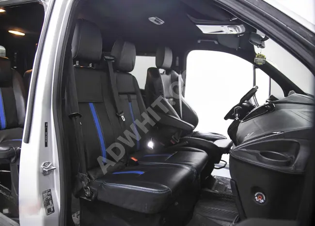 Ford Transit Custom, the only one in Turkey, seats 5 + 1, full specifications DELÜXE.