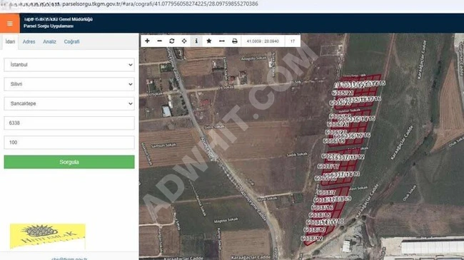 A plot of land allocated for construction in an excellent location by HİTİT EMLAK.