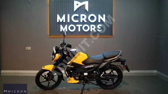 TVS Raider 125 motorcycle - available with installment options