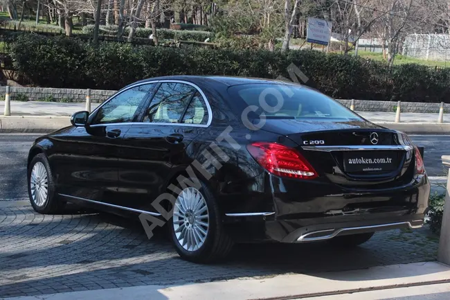 autoken 2015 MERCEDES C 200 D EXCLUSIVE EMSALSİZ TEMİZLİKTE