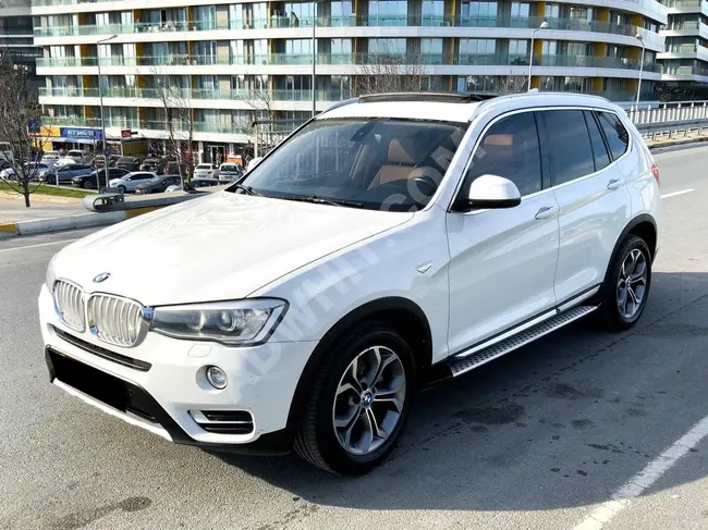 سيارة  BMWX3 20İ sDrive موديل 2014 - باب خلفي كهربائي +مقعد بحفظة +تدفئة مقاعد +سقف بانورامي