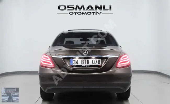 2018 MERCEDES C 180 KENDİ BÜNYEMİZDE VADELİ SENETLİ 6/12 TAKSİTL