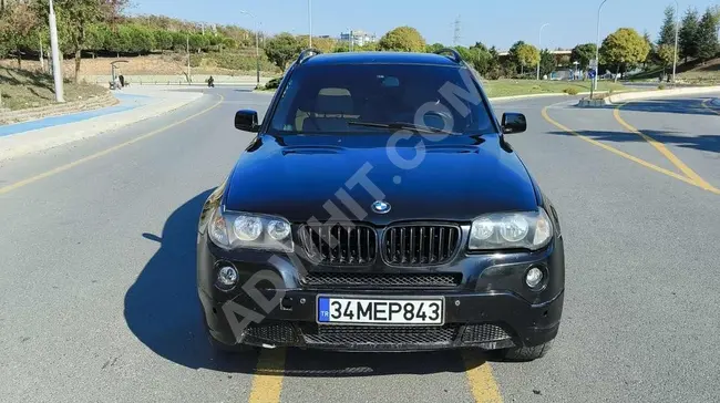 BMW X3- نصف المبلغ يتم دفعه نقداً والباقي يتم تقسيطه علي 12 شهر مع عمل سندات داخل شركتنا.