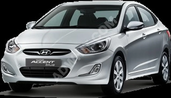 For rent: Hyundai Accent Blue