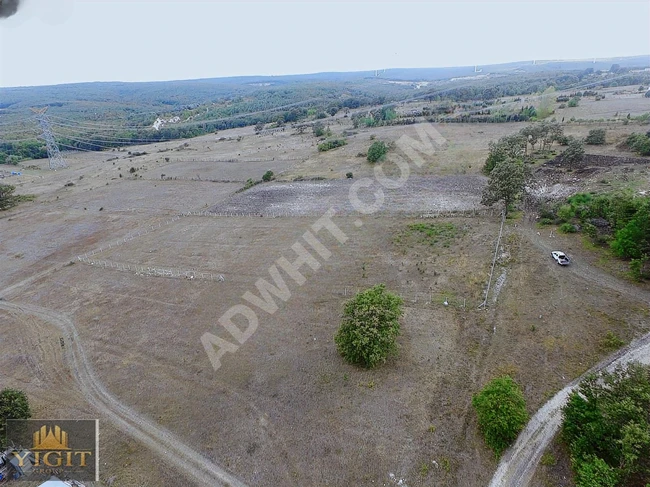 Agricultural land for sale with an area of 5590 square meters in Çatalca Binkılıç.