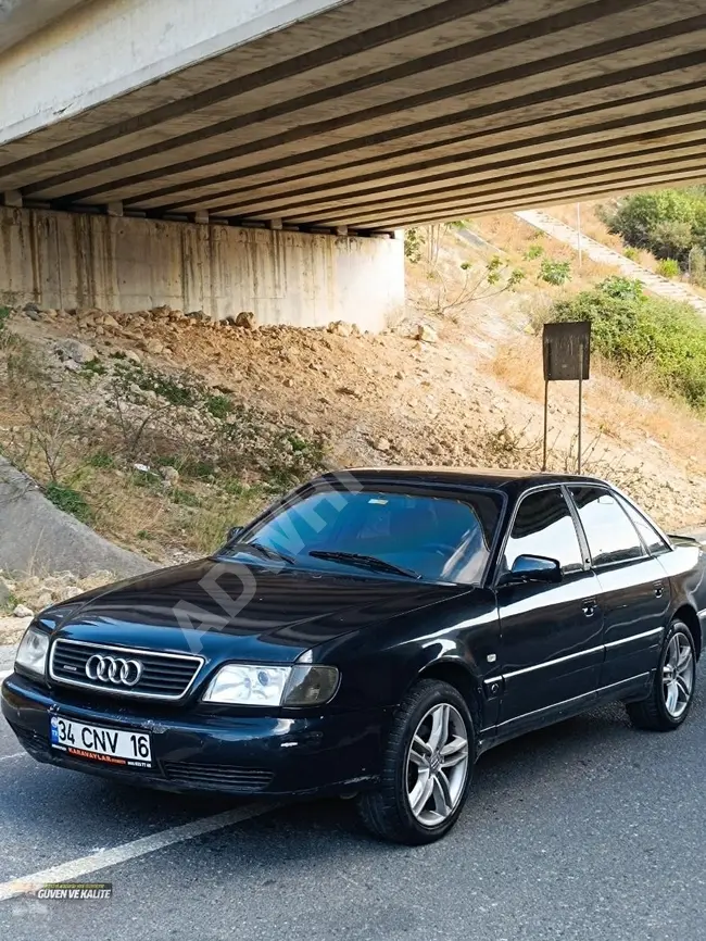 Audi A6- موديل 1995- نصف المبلغ يتم دفعه نقداً والباقي يتم تقسيطه علي 12 شهر مع عمل سندات داخل شركتنا.