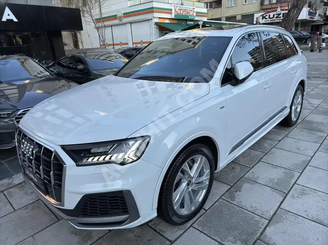 Boyasız 2021 Çıkışlı Audı Q7 50 Tdı Quattro SLine Vakum-B&O Bayi