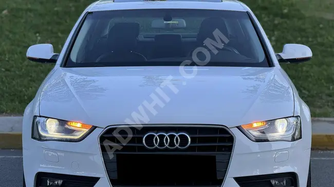 سيارة AUDİ A4 SEDAN 2.0TDI موديل 2015 - بمسافة 80,000 كم - سقف بانورامي + تدفئة + جلد كامل