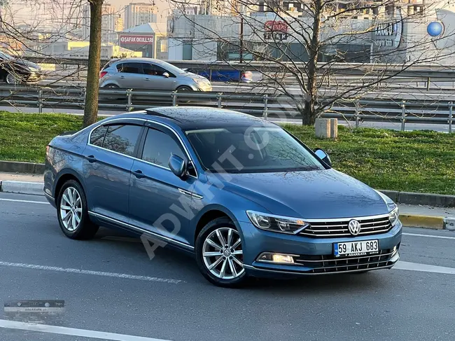 VOLKSWAGEN  PASSAT - موديل 2018 - 67.000 كم - سقف زجاجي بانورامي- بدون طلاء