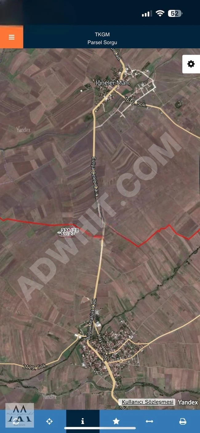 Independent field at an affordable price with deed in Tekirdağ Ergene