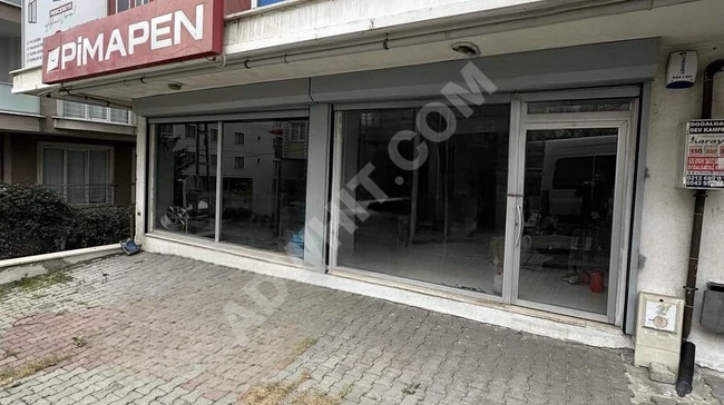 Commercial store with an area of 80 square meters overlooking KAVAKLI ORHANGAZİ street