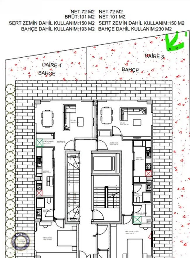 NEFES ÇENGELKÖY SİTESİ 2. ETAPTA SATILIK 1+1 BAHÇELİ FIRSAT