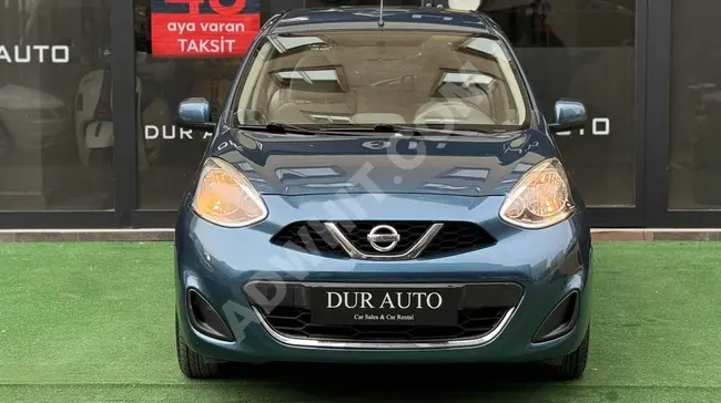 سيارة Nissan Micra موديل 2016 - صيانة وكالة - قطعة واحده مصبوغة.