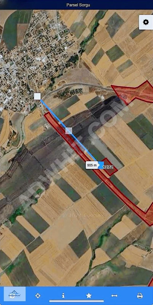 An independent plot of land with an area of 16,200 meters, at a reasonable price in MURATLI K. KEPENKLİ