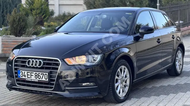 Car AUDI A3 1.6 TDI Model 2013 - Automatic with no paintwork, with a distance of 160,000 kilometers