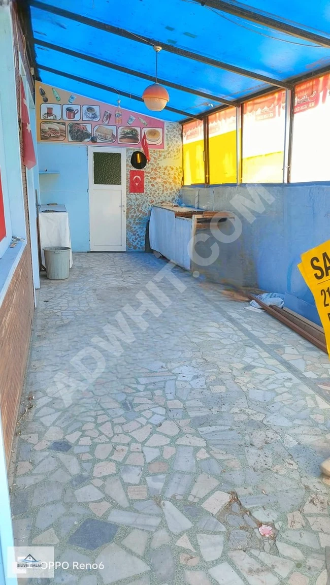 Commercial space of 120 square meters with garden frontage on E-5 road in KUMBURGAZ.