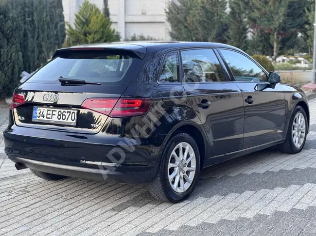 Car AUDI A3 1.6 TDI Model 2013 - Automatic with no paintwork, with a distance of 160,000 kilometers