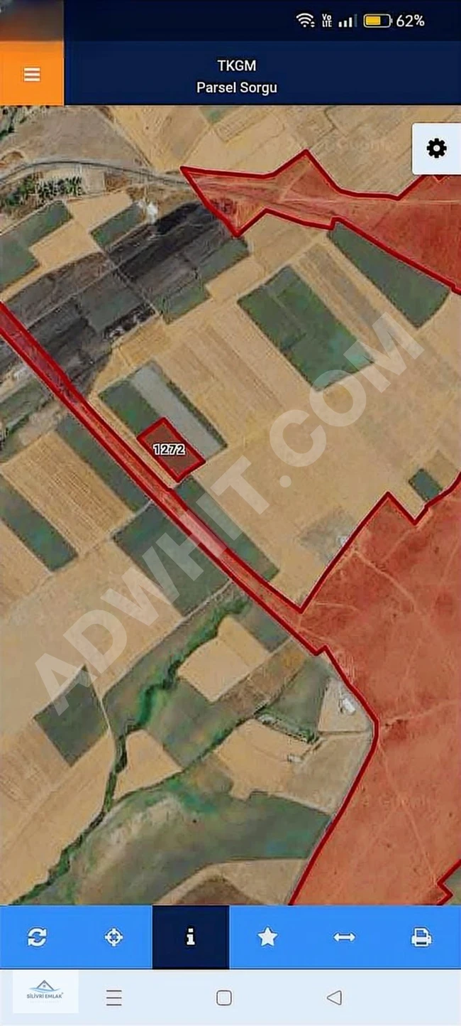 An independent plot of land with an area of 16,200 meters, at a reasonable price in MURATLI K. KEPENKLİ