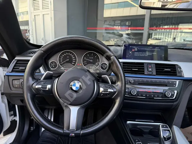 BMW 4.20d M SPORT CABRIO model 2015 with no defects or paint at a distance of 90,000 km