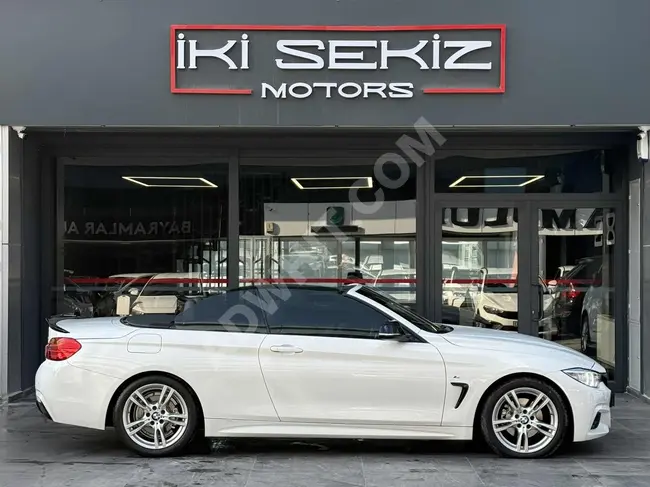 سيارة BMW 4.20d M SPORT CABRİO موديل 2015 بدون عيوب ولا طلاء بمسافة 90,000 كم