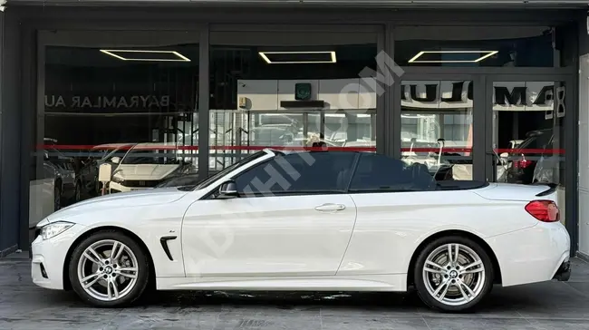 سيارة BMW 4.20d M SPORT CABRİO موديل 2015 بدون عيوب ولا طلاء بمسافة 90,000 كم