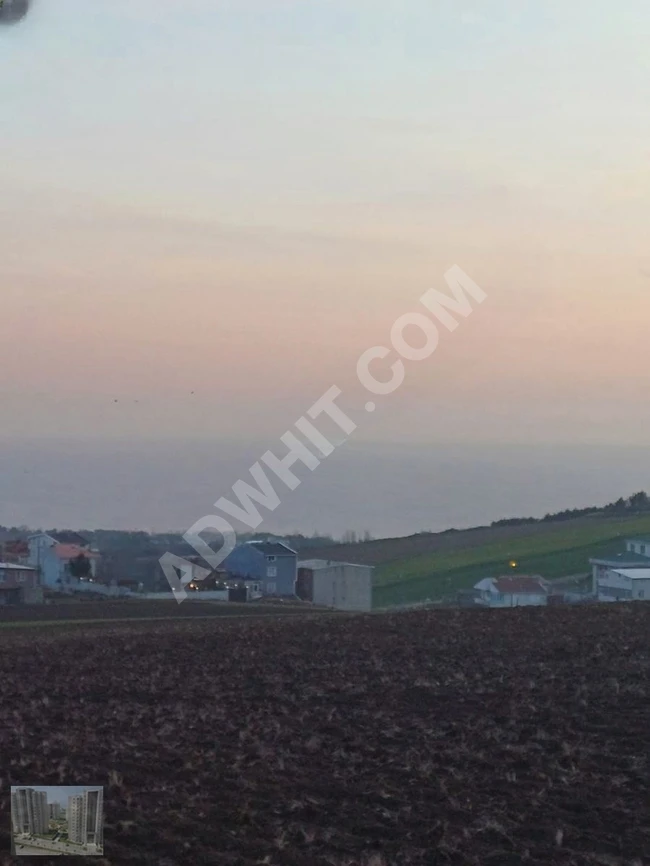 Agricultural land with an area of 3700 square meters, offering a full view of the sea in Celaliye.