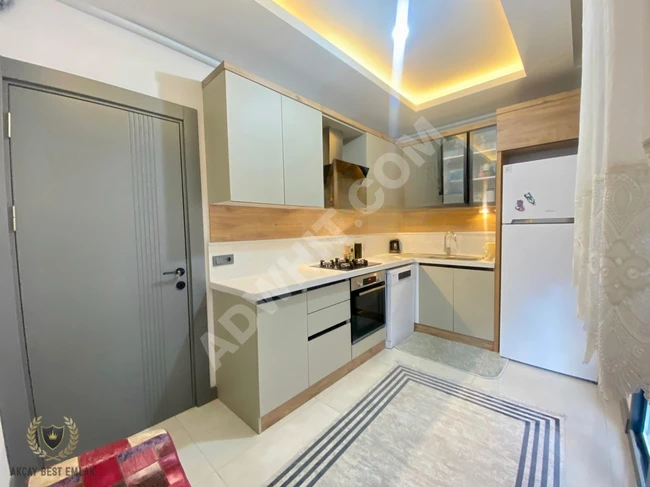 Luxury main apartment 2+1 with a front view in İKİZÇAY