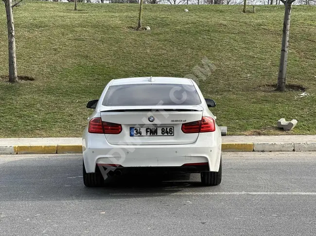 سيارة BMW 320d M SPORT موديل 2013 - بدون تغيير