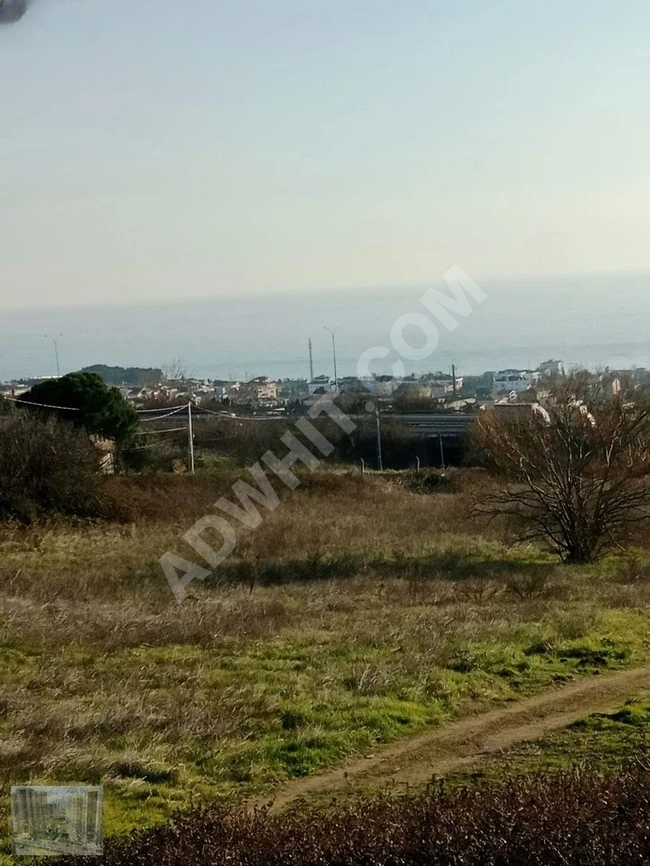 Agricultural land with an area of 3700 square meters, offering a full view of the sea in Celaliye.