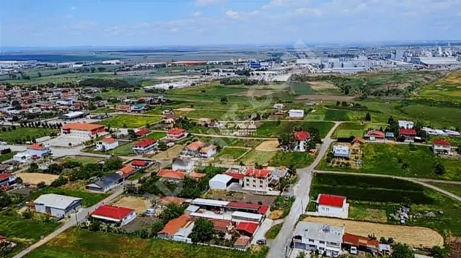 Opportunity for land facing the official road in the village of BAKIRCA in TEKİRDAĞ ERGENE