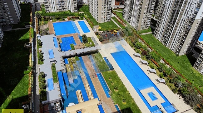 Apartment for rent 1+1 with an area of 64 square meters, large model with a balcony facing the pool in İNNOVİA 2.