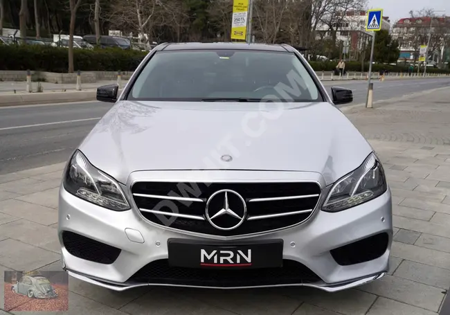 سيارة MERCEDES-BENZ E 180 STYLE موديل 2015 - مع سقف زجاجي وتسخين المقاعد