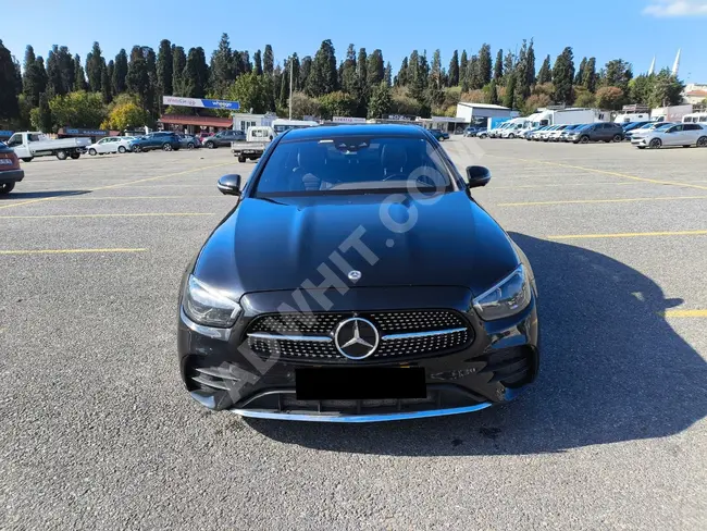 سيارة MERSEDES E300 موديل 2021 - ديزل HYBİRD AMG SEDAN بمسافة 107,500 كم