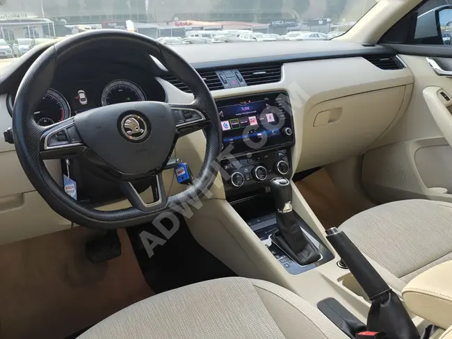 سيارة SKODA OCTAVİA 1.6TDİ موديل 2019 بمسافة 39000 كم