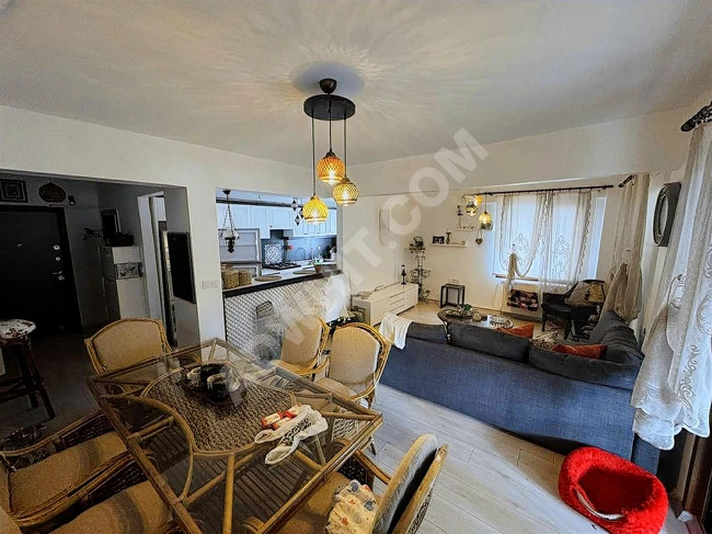 A summer apartment for sale 3+1 with an area of 120 square meters in the ACARLAR complex.