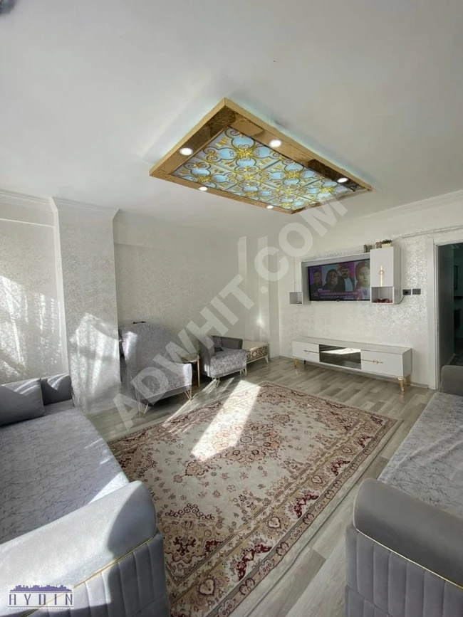 2+1 apartment with an area of 100 square meters, no expenses, located in the front façade in the TEVFİKBEY neighborhood.