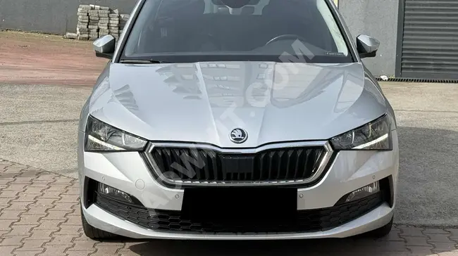 Skoda Scala car with 152,000 km without damage record, painted one piece