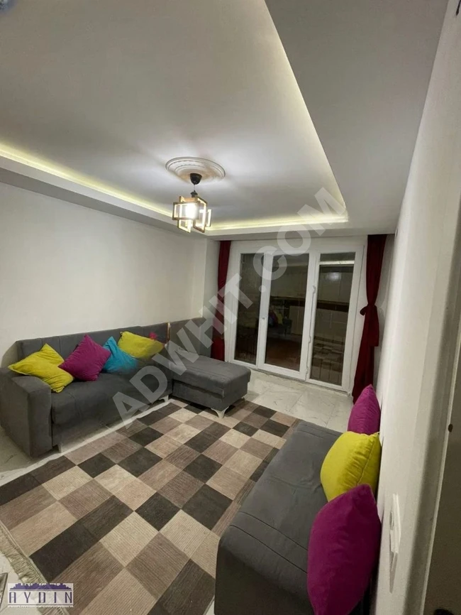 Furnished empty apartment 1+1 with a separate kitchen and garden in KANARYA neighborhood, PENGUEN street.